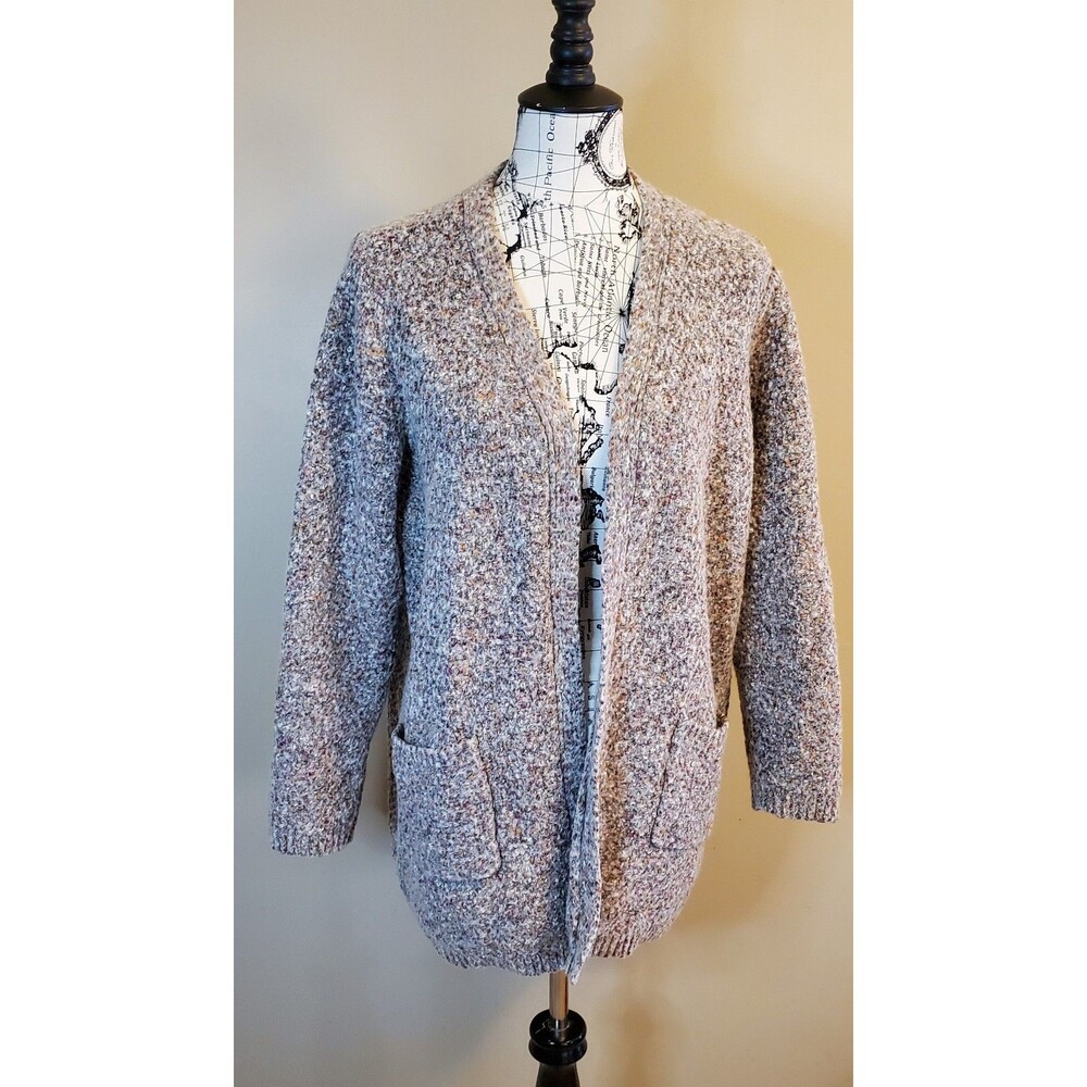 Torrid 2X Multicolor Rag Rug Cardigan Open Front Plus Size Women’s Sweater